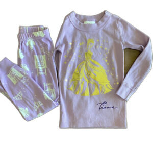NWT Hanna Andersson Disney's Tiana Pajama Set Girls' 3